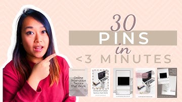 How to Create Pinterest Pins SUPER QUICKLY: 30 Pins under 3 minutes | Tailwind Create Review