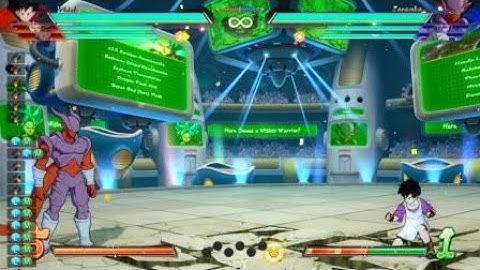 Dbfz: Videl 5H loop combo with inputs (from combo video)