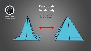 Edit Poly Constraints in 3D Studio Max