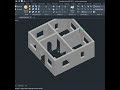 autocad 2d to 3d, #autocad house plan, #3d house #design, floor plan design, ground floor #floorplan