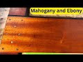 Restoration of vintage mahogany and ebony square - NO TALKING