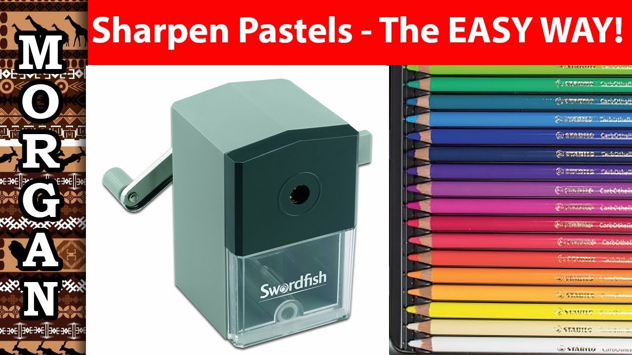 The BEST sharpener for pastel & charcoal pencils 