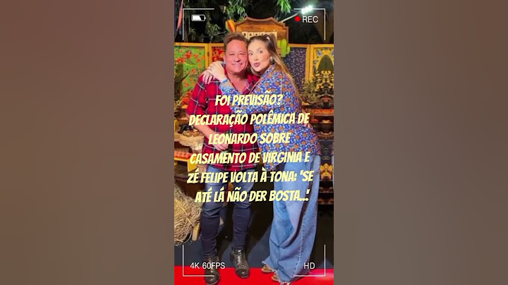 declaração polêmica de Leonardo sobre o casamento de Zé Felipe e Virgínia deixa todos em dúvida.