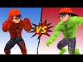 Real Nick Transform Red Nickhulk Vs Fake Nickhulk Alien - Scary teacher 3D Fun Story Animation