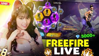 🔴FREE FIRE LIVE WITH RIYA AND 1 VS 4 GUILD TEST😎 #classyff #fflive #freefire #girlgamer