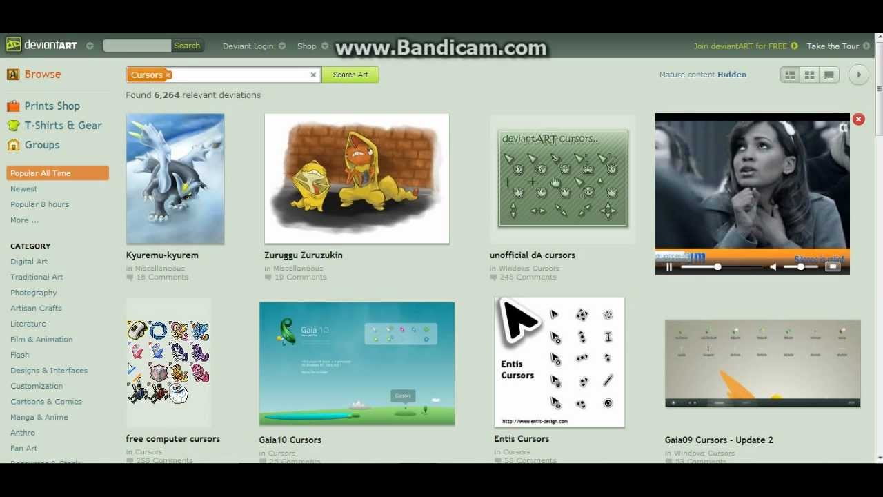 cool cursors 2012 - YouTube