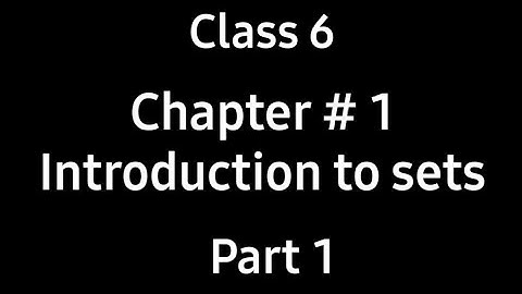 Introduction to sets | Chapter 1 | Part 1 | Class 6 | Countdown Mathematics | By Ms. Hiba