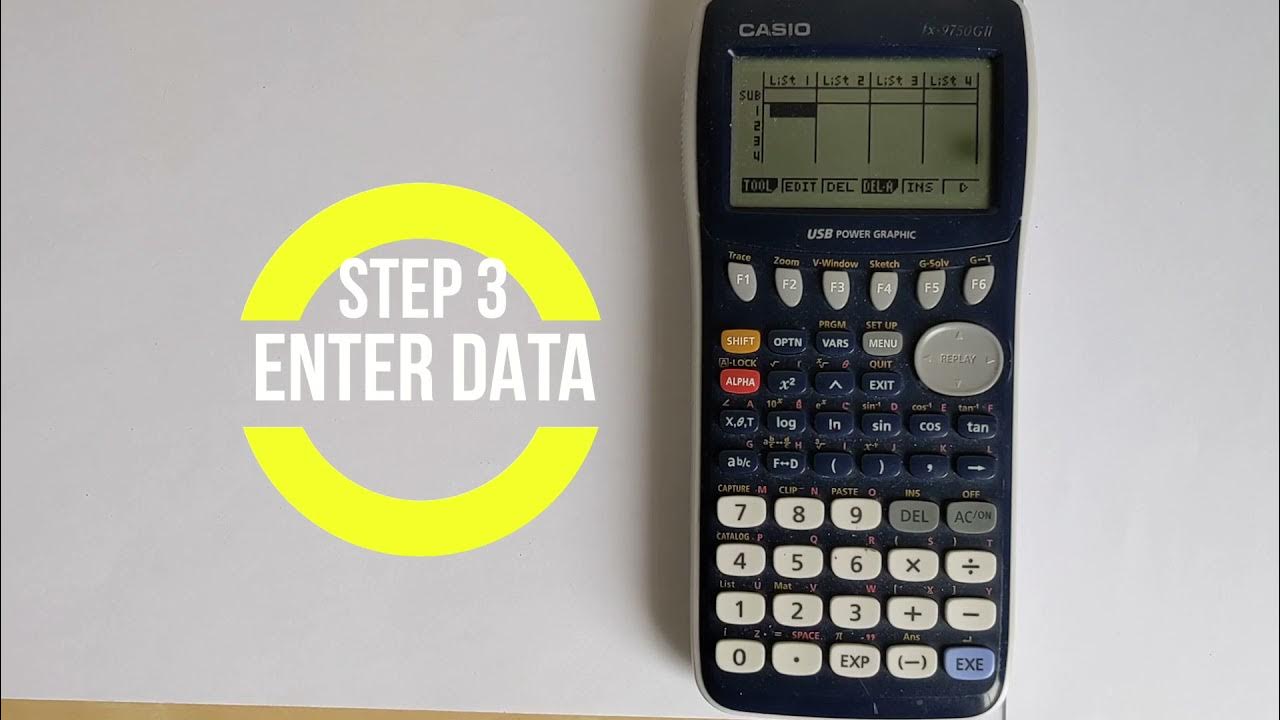 Casio fx9750GII How to find the mean median and mode on a calculator
