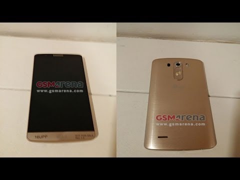 NEW LG G3 GOLD LEAKED