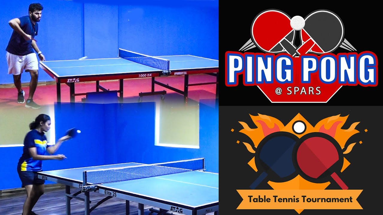 Ping Pong at Spars Table Tennis Open Tournament 2020 Hyderabad