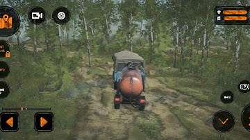 Mud Runner Mobile GamePlay |||| Fuel ⛽️ Fill Up In The Valley Map 🚚 B-66 Truck |||| 🙂