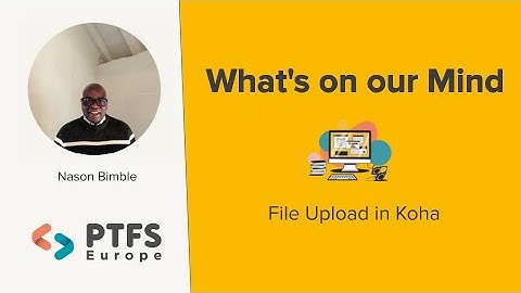Koha File Upload utility