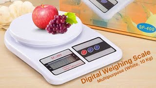 Digital Commercial Kitchen Scales Soga 40kg - White – Just Juicers