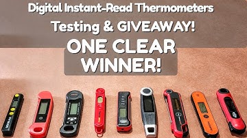 Best Instant Read Thermometer Testing | 2022 From Walmart to Amazon | “ChefsTemp Review” GIVEAWAY