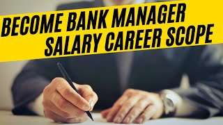 How to become Bank manager 🔥🔥 Career and Scope!!