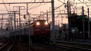 4001レ　EF81-107　　　　　2011/09/10　吹田