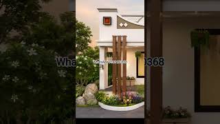 28x30 Feet Contemporary House Plan | 2 Bedroom Modern Home