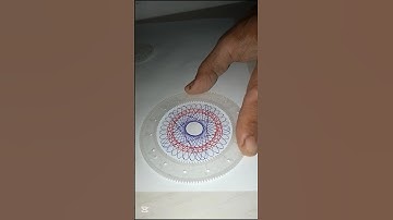 Mesmerizing Spirograph Pattern – So Smooth! #spirograph #fyp #art