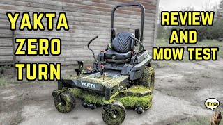 Yakta Zero Turn Mower  Real World Mowing Test and Review