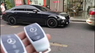 for mercedes benz cls w218 add push to start stop system remote start system and comfort access