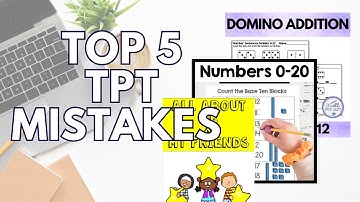 5 TOP MISTAKES THAT TPT SELLERS make with their PRODUCT COVERS | TEACHERS PAY TEACHERS BEGINNERS