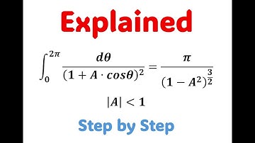 Integral with tangent half angle