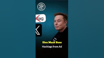 Elon Musk Bans Hastags from Ads on X #elonmusk #shortsfeed #hashtags #banned #shorts #twitter #ads