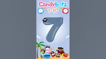 CandyBots 123 Numbers Learn To Write Numbers From 1 To 10 CandyBots Games 