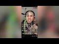 6ix9ine explains why he snitched...IG Live Highlights.