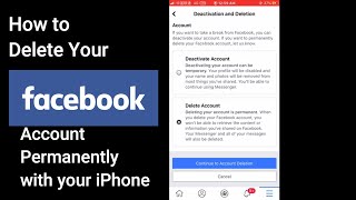 How To Delete Facebook Account permanently using your iPhone 2020