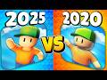 2025 Stumble Guys VS 2020 Stumble Guys