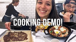 So i attended this awesome event on monday - a cooking demo by dawn
perry, food director at real simple magazine! vlogged it that all of
you could enjoy...