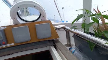 Homemade hard dodger to replace sprayhood on boat