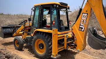 Amazing Jcb 3dx Backhoe Working In Farming Field | Jcb backhoe cutting mud | Jcb dozer cartoon