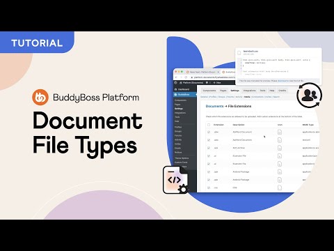 How to configure Document File Extensions?