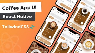 🔴 Coffee App UI - React Native Tutorial screenshot 1