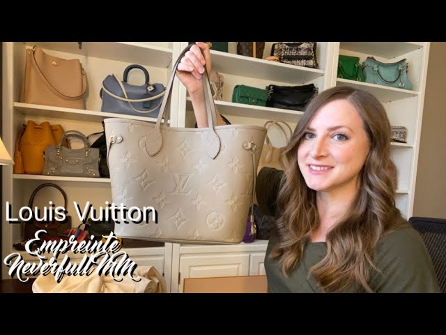 Louis Vuitton Neverfull mm Turtledove Monogram Empreinte