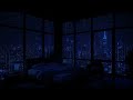 Relaxing Rainy Night: Embracing the Peacefulness of Rain and City Lights by the Window 🌧️🌃