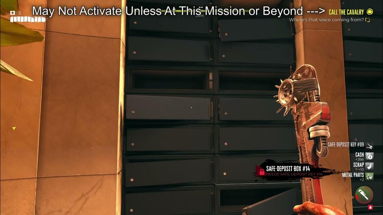 Dead Island 2 Safe Deposit Box 09 Keys Location Halperin Hotel YouTube