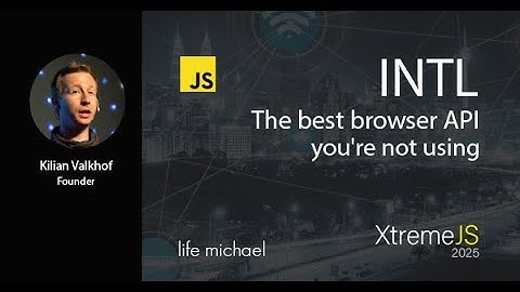 INTL: The best browser API you’re not using | Kilian Valkhof