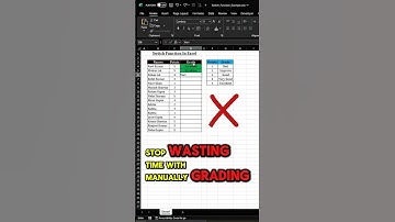 🔴 Ditch Nested IFs! Use SWITCH in Excel Instead ✅ | Excel Formula Tips & Tricks #excel #shorts