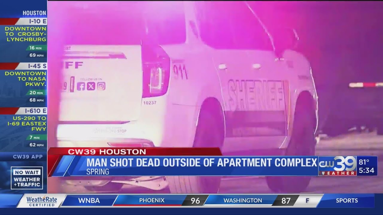Man shot dead outside of Spring apartment complex - YouTube
