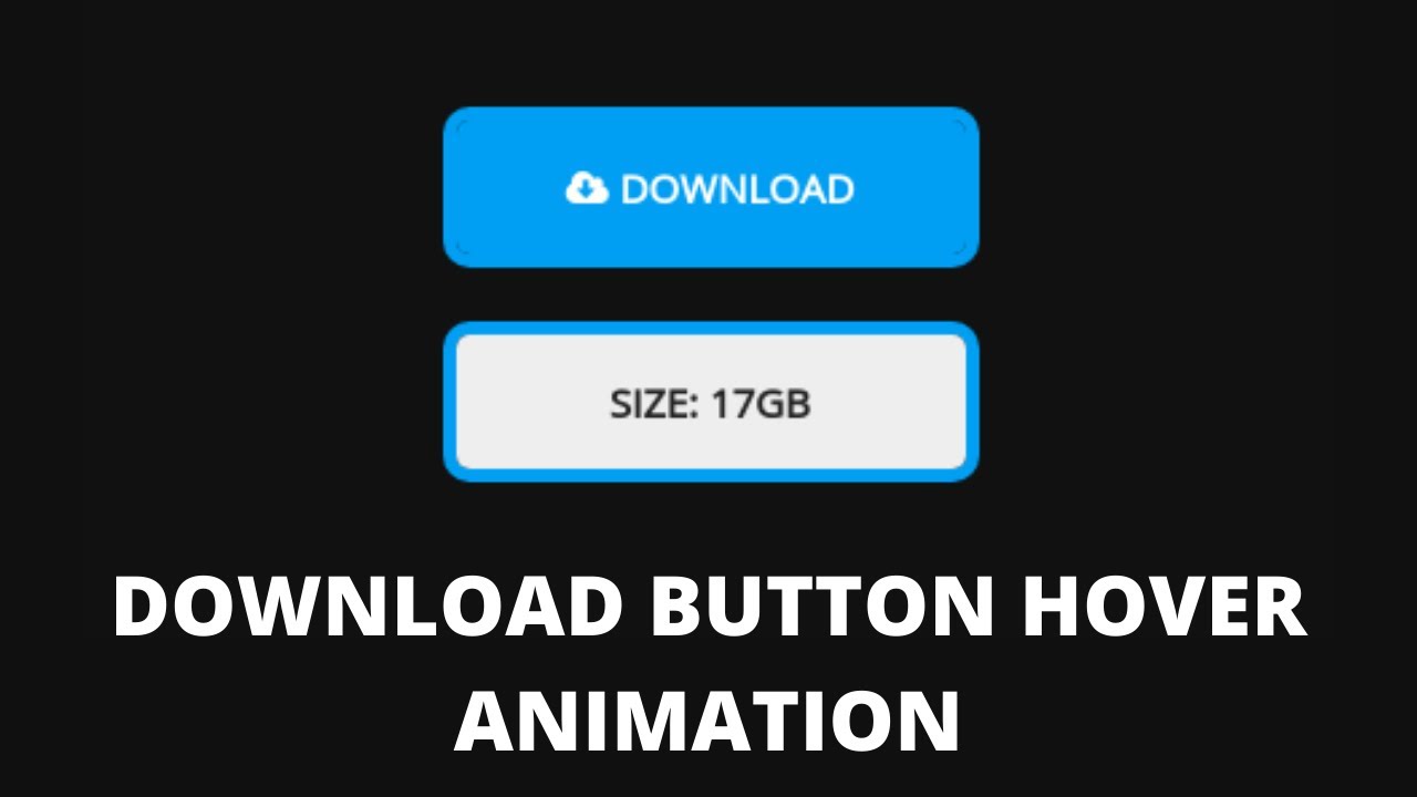 Animated Download Button | HTML & CSS - YouTube