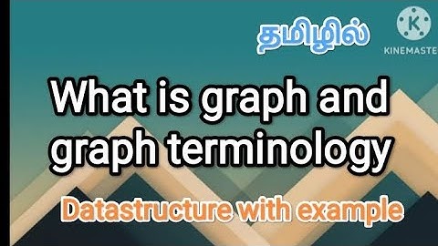 What is graph and graph terminology | datastructure in tamil #graph, #graphterminology, #computer