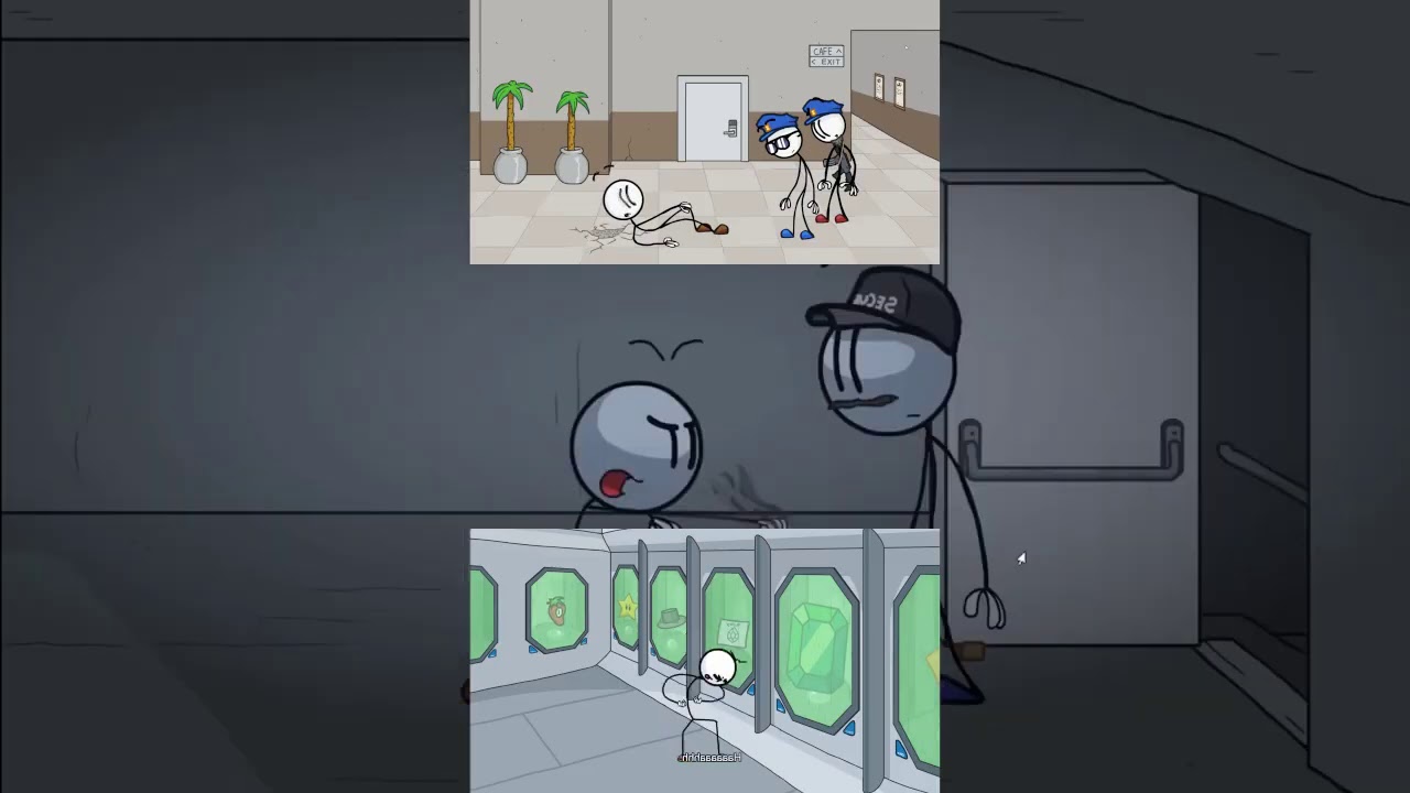 (2012 style) Henry Stickmin has a Sparta Cyber Mix