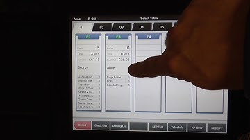 Casio V-R200 How to use multiple clerks, checks and tables - Restaurant SETUP Pos System