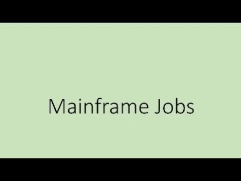 Mainframe jobs #mainframe