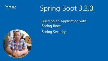 Spring Boot 3.2.0 - Spring Security.