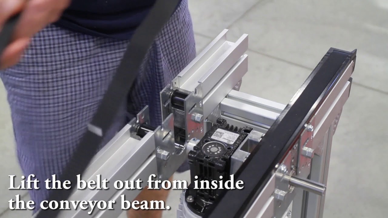 Glide-Line Conveyor Belt Change Demonstration