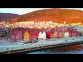 Amazing city of Bergen filmed with Drone (4K)